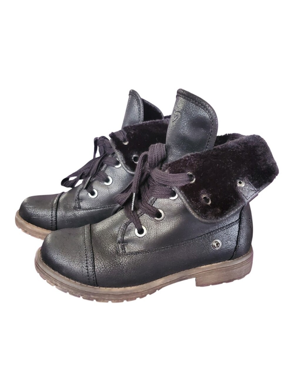 ROXY Military Style Convertible Lace up Boots